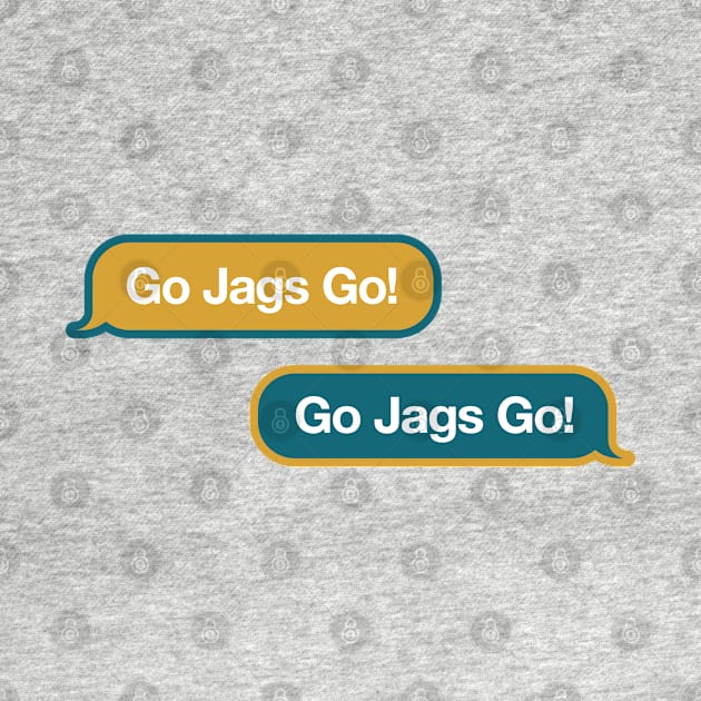 Go Jags Go Text Message by Rad Love